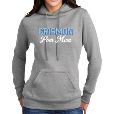 Women's Crismon Pom Mom Hoodie Thumbnail