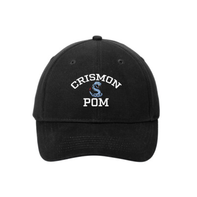 Crismon Rattlers Pom Black Brushed Twill Cap Thumbnail