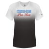 Women's V-Neck Ombre T-Shirt Thumbnail